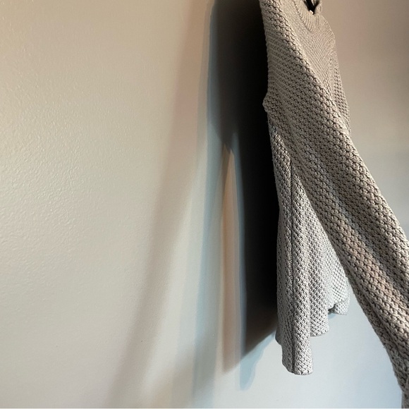 Philosophy | Open knit Cashmere blend grey crew neck sweater sz Small - Picture 6 of 13